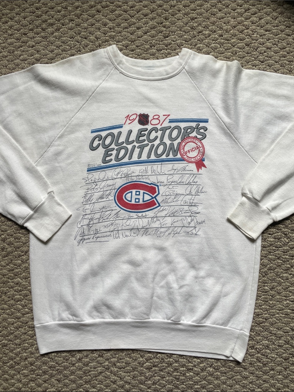 Vintage Montreal Canadians NHL hockey crewneck sweatshirt